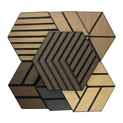 Walnoot Natuurlijk Hout Akupanel Akoestisch Paneel
