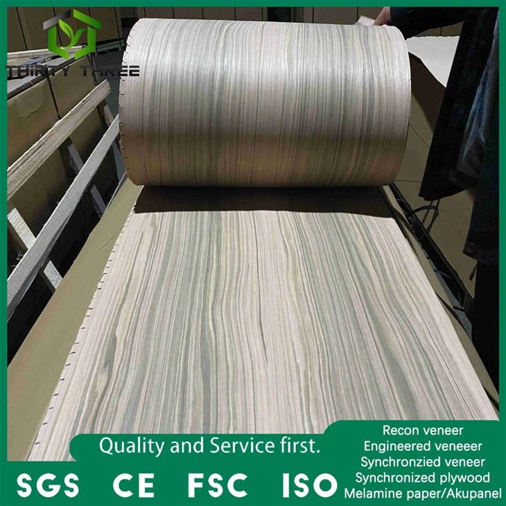 0,5 mm Walnut Engineered Wood Fineer Recon Poplar Fineer